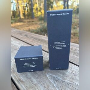 TwentyNine Palms Facial Skincare Set Cleanser & Exfoliator Eye Cream Moisturizer